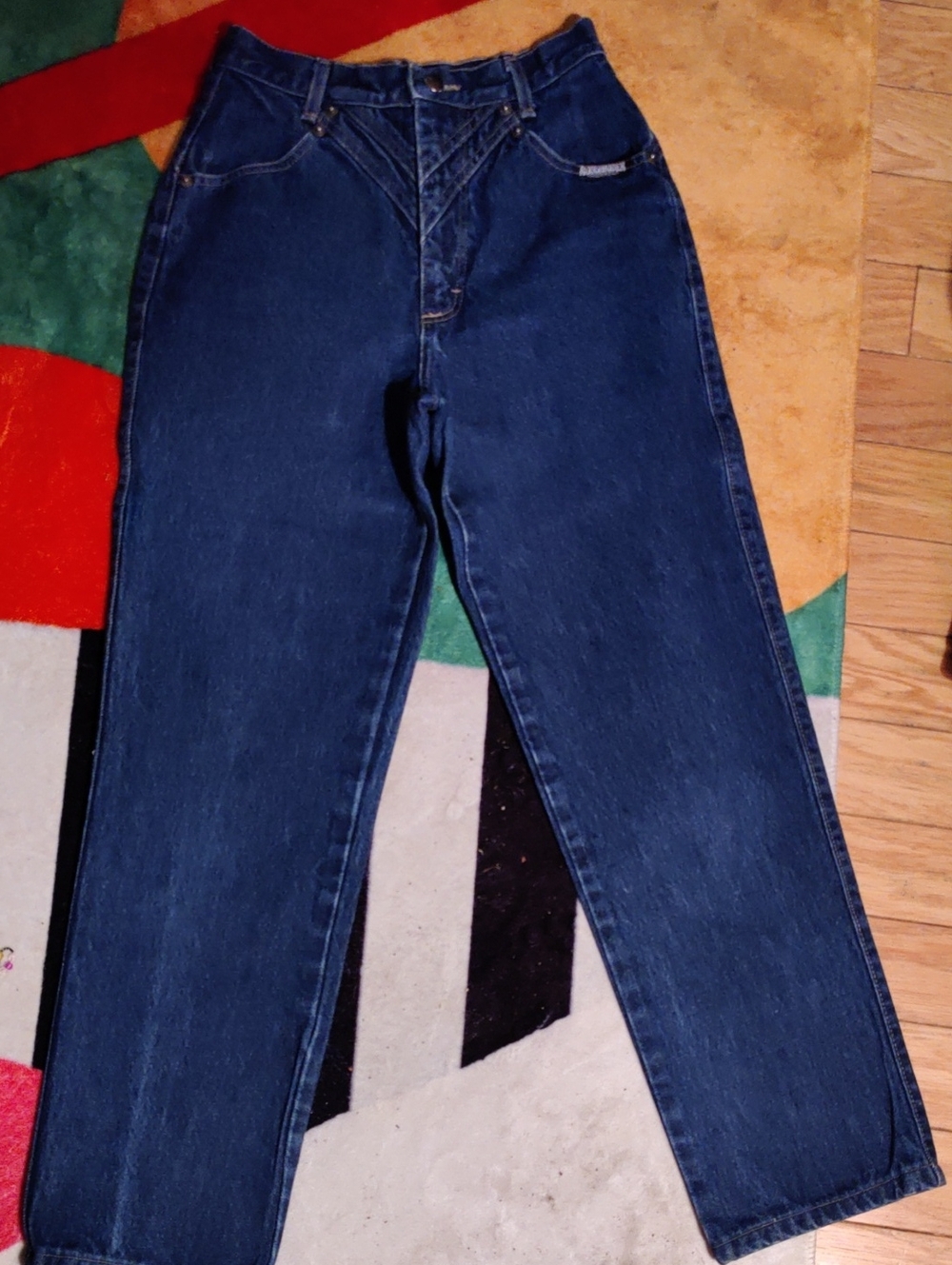 Authentic Roughrider Women's Jeans in Dark Blue